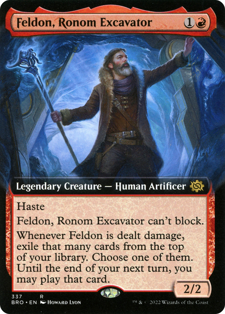 Image of Feldon, Ronom Excavator (Extended Art) (BRO-337) - The Brothers' War: (Extended Art) Foil