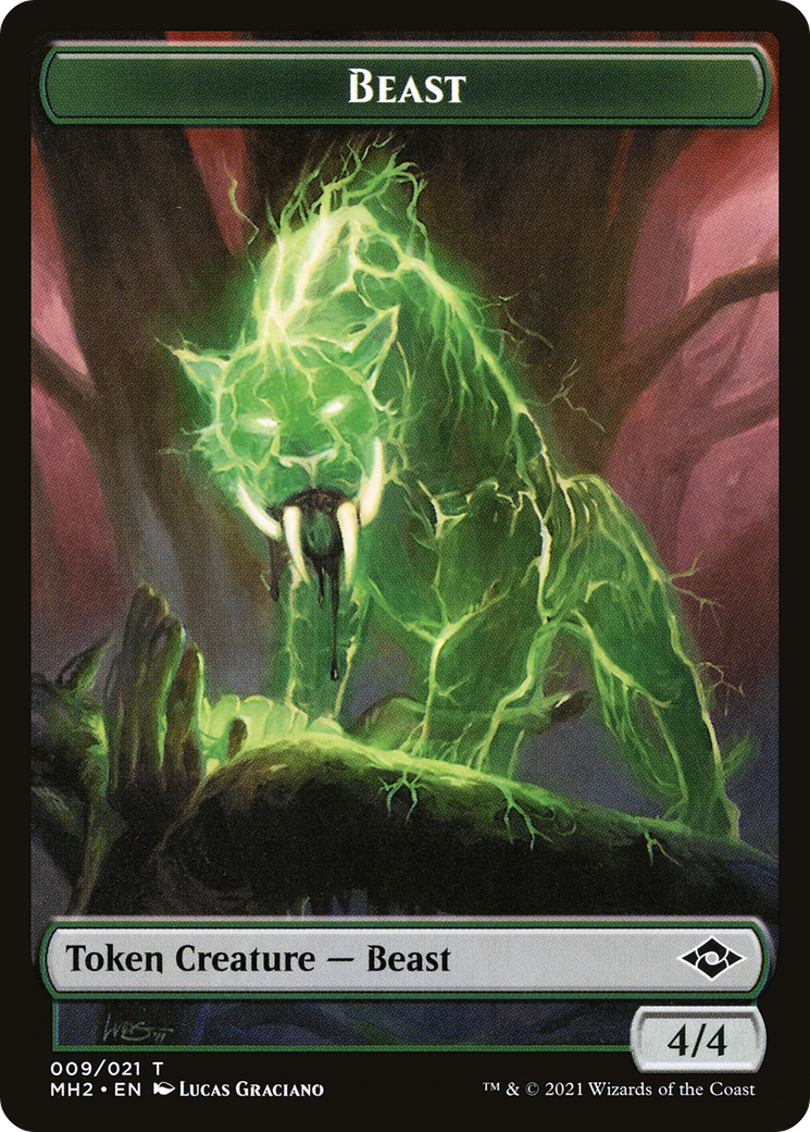 Image of Beast (TMH2-009) - Modern Horizons 2 Tokens