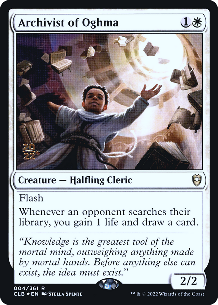Image of Archivist of Oghma (PRE-004) - Battle for Baldur's Gate Promos Foil