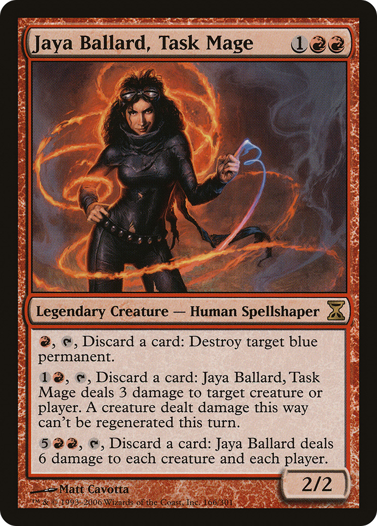 Image of Jaya Ballard, Task Mage (TSP-166) - Time Spiral Foil