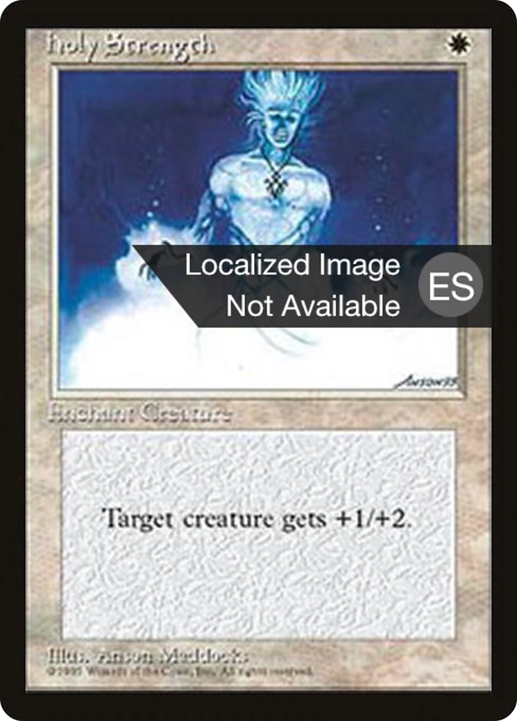 Image of Holy Strength (4BB-) - Fourth Edition Foreign Black Border