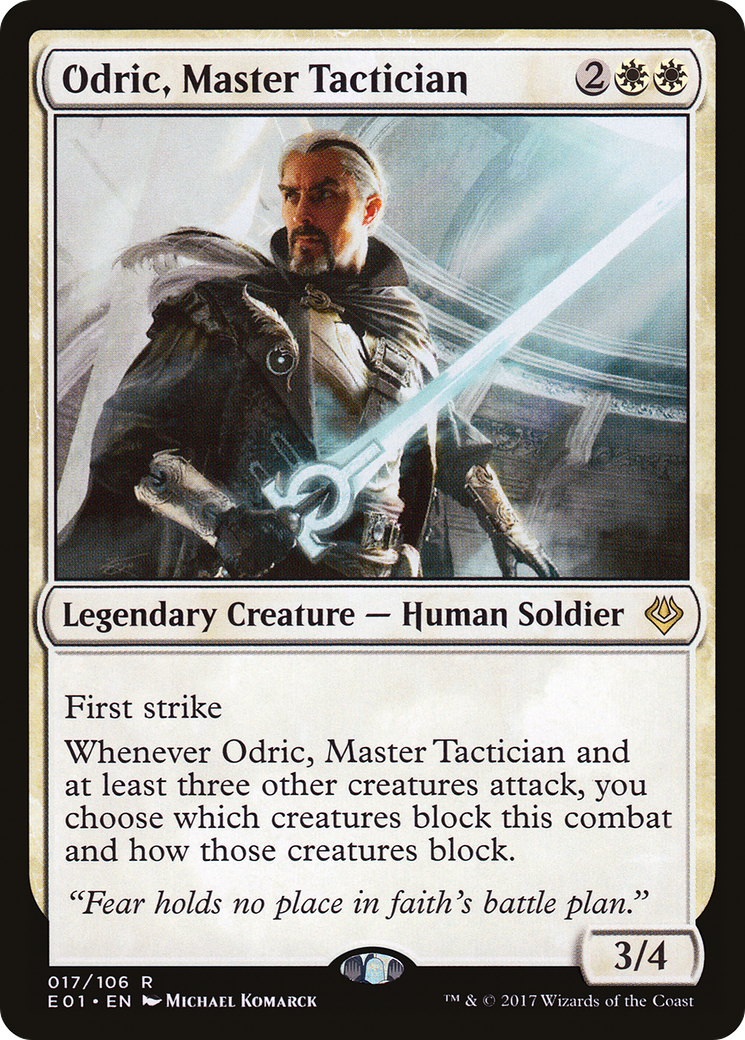 Image of Odric, Master Tactician (AC2-017) - Archenemy: Nicol Bolas