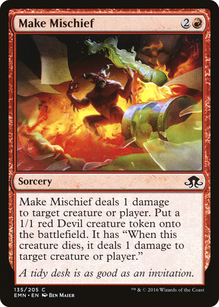 Image of Make Mischief (EMN-135) - Eldritch Moon Foil