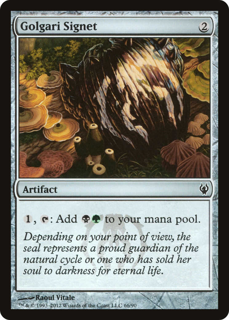 Image of Golgari Signet (DDJ-066) - Duel Decks: Izzet vs. Golgari