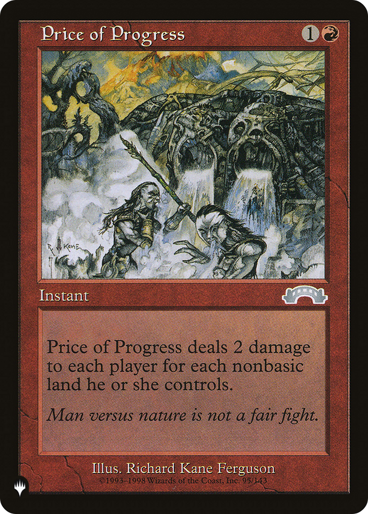 Image of Price of Progress (LIST-EXO-95) - The List