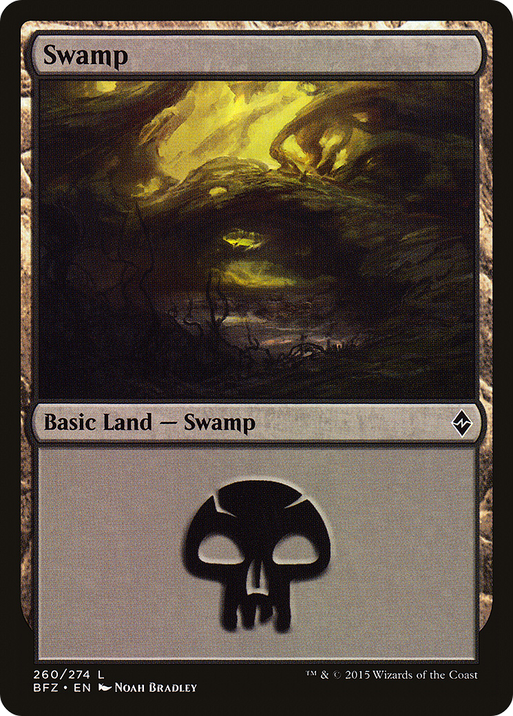 Image of Swamp (260) (BFZ-260A) - Battle for Zendikar