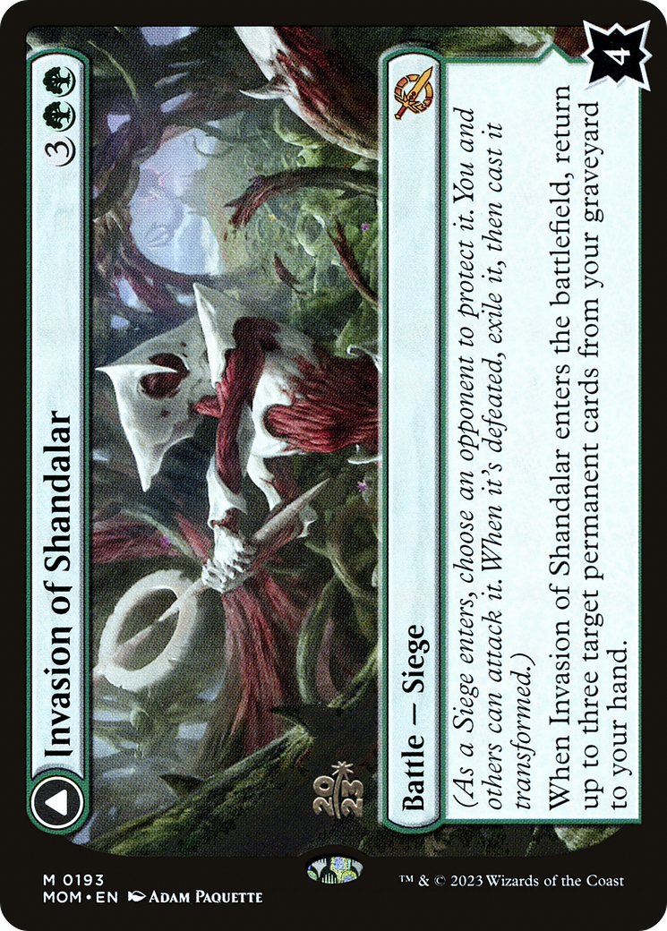 Image of Invasion of Shandalar (PRE-193) - March of the Machine Promos Foil