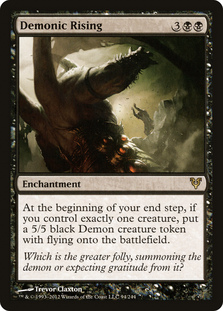 Image of Demonic Rising (AVR-094) - Avacyn Restored
