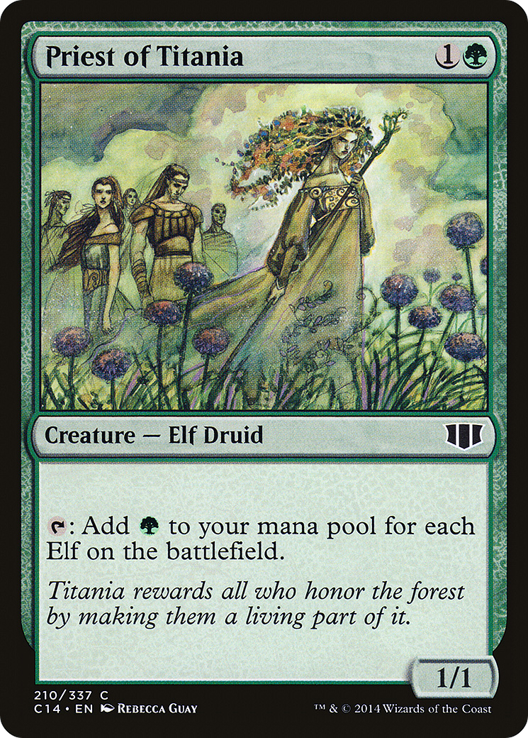 Image of Priest of Titania (C14-210) - Commander 2014