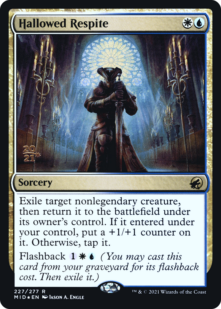 Image of Hallowed Respite (PRE-227) - Innistrad: Midnight Hunt Promos Foil