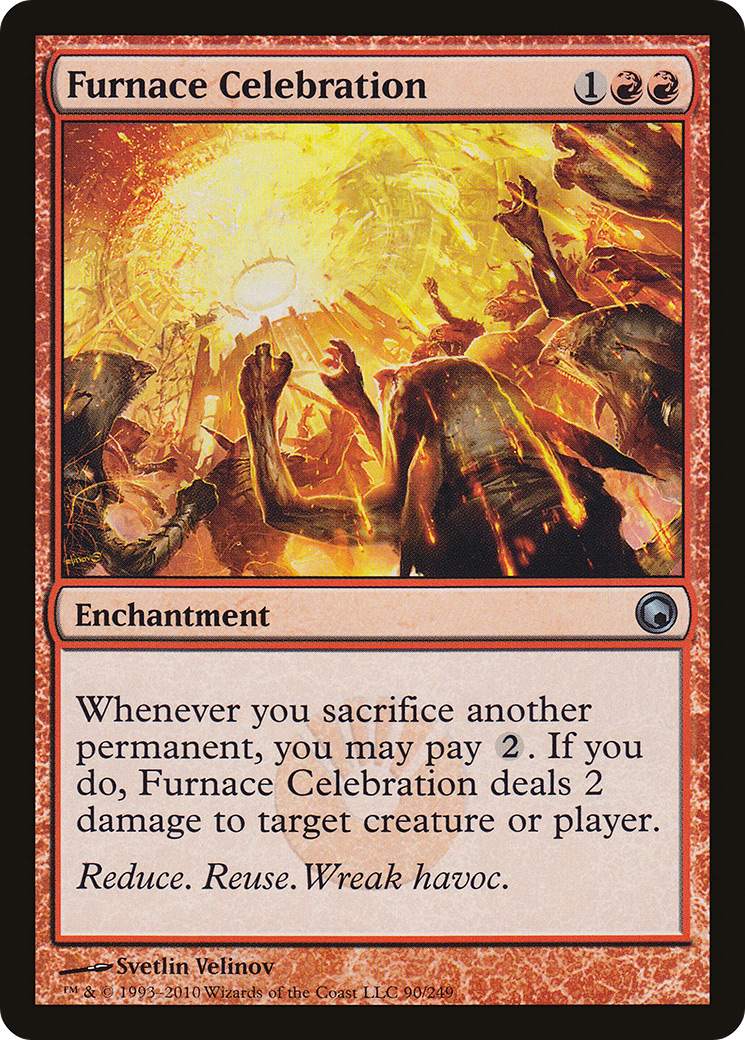 Image of Furnace Celebration (SOM-090) - Scars of Mirrodin Foil