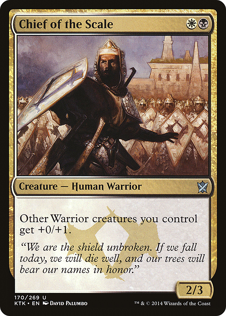 Image of Chief of the Scale (KTK-170) - Khans of Tarkir