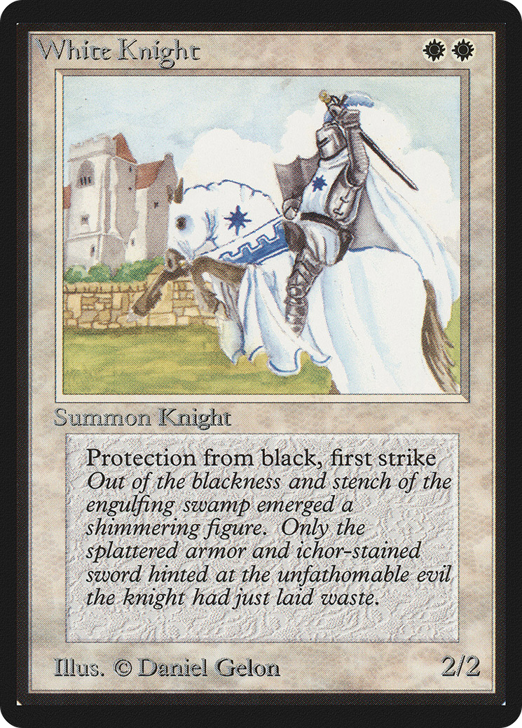 Image of White Knight (LEB-) - Limited Edition Beta