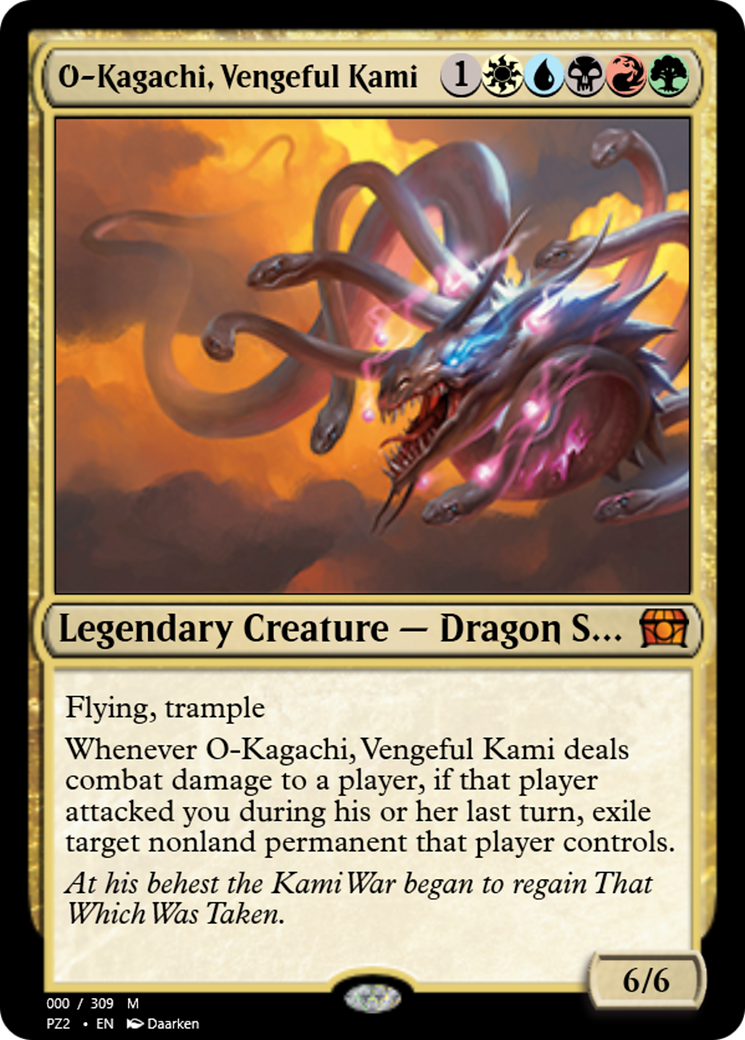 Image of O-Kagachi, Vengeful Kami (PZ2-65733) - Treasure Chest Foil
