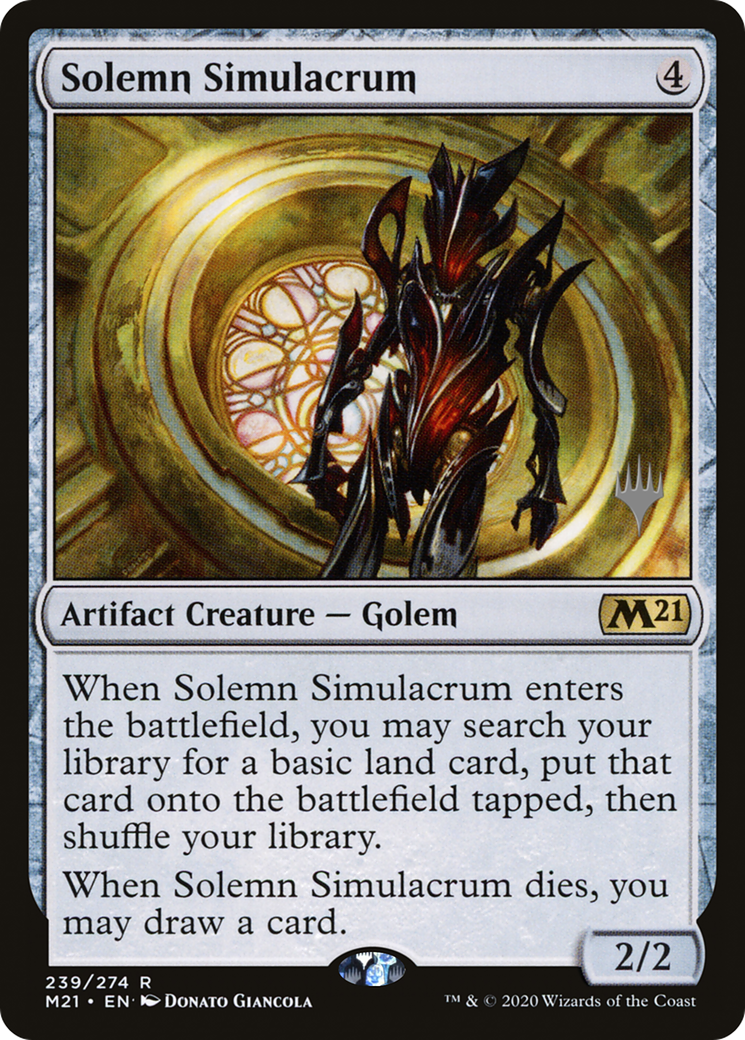 Image of Solemn Simulacrum (PPM21-239P) - Core Set 2021 Promos Foil