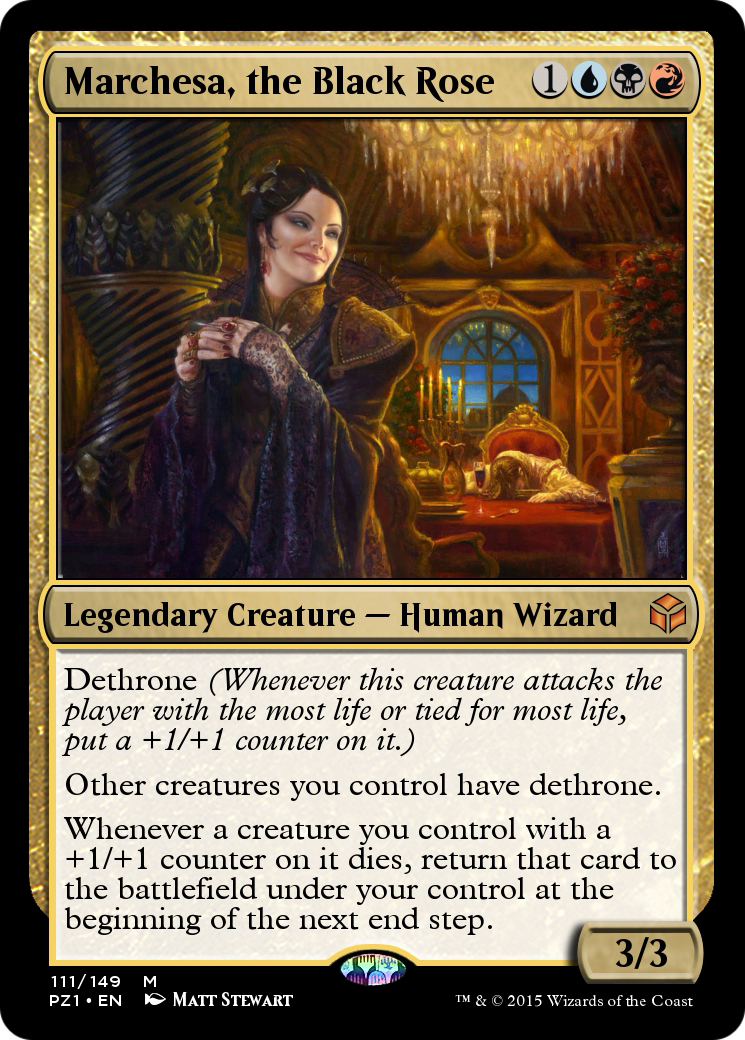 Image of Marchesa, the Black Rose (PZ1-111) - Legendary Cube Prize Pack