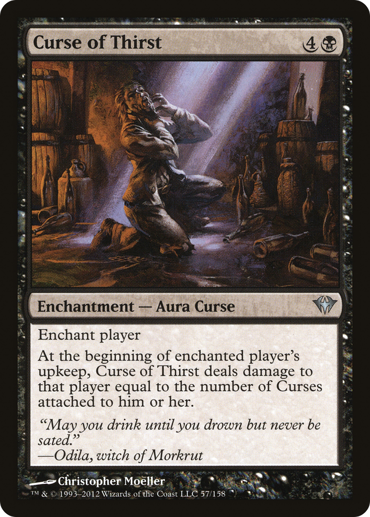 Image of Curse of Thirst (DKA-057) - Dark Ascension