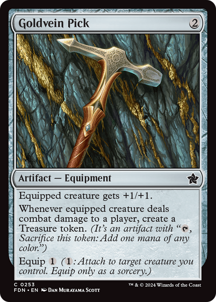Image of Goldvein Pick (FDN-253) - Foundations