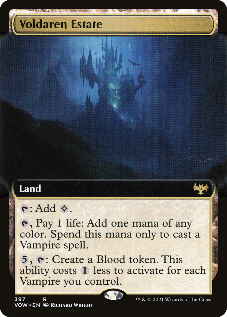 Image of Voldaren Estate (Extended Art) (VOW-397) - Innistrad: Crimson Vow: (Extended Art) Foil