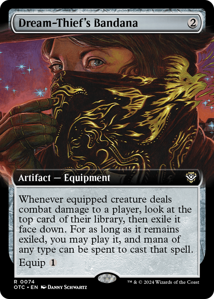 Image of Dream-Thief's Bandana (Extended Art) (OTC-074) - Outlaws of Thunder Junction Commander: (Extended Art)