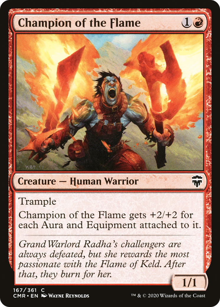 Image of Champion of the Flame (CMR-167) - Commander Legends