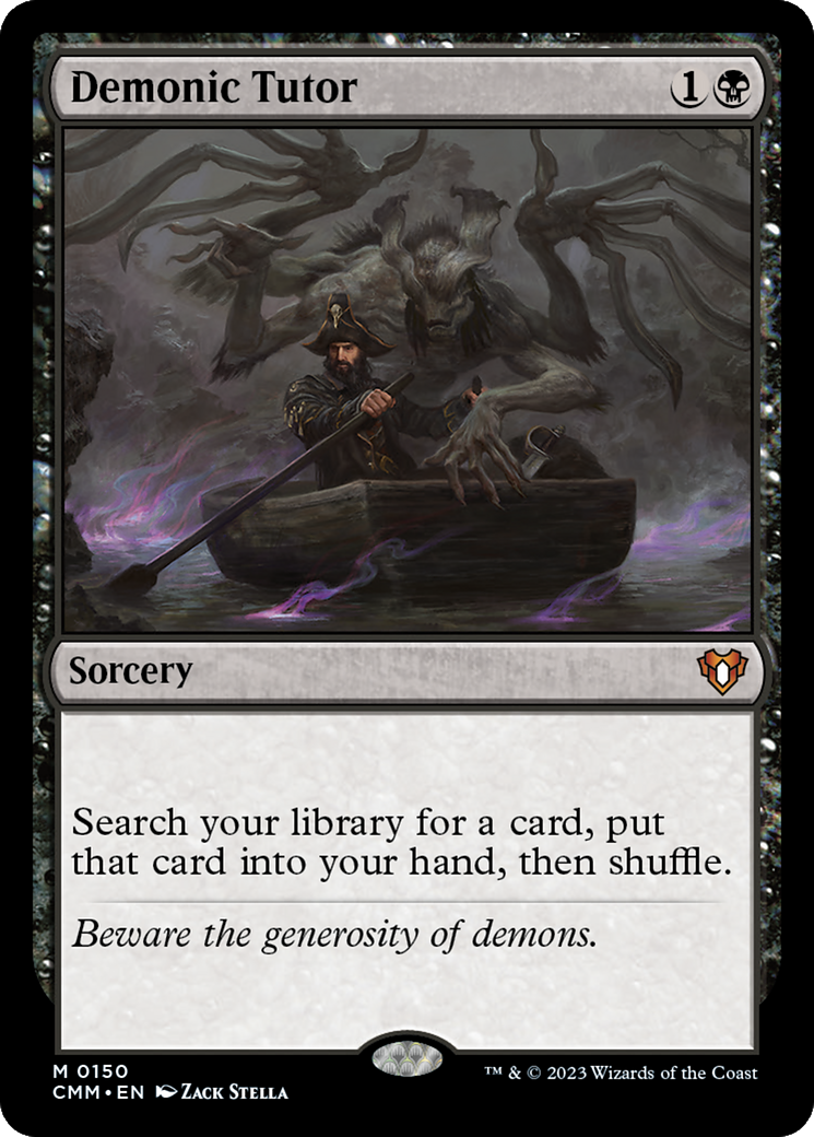 Image of Demonic Tutor (CMM-150) - Commander Masters
