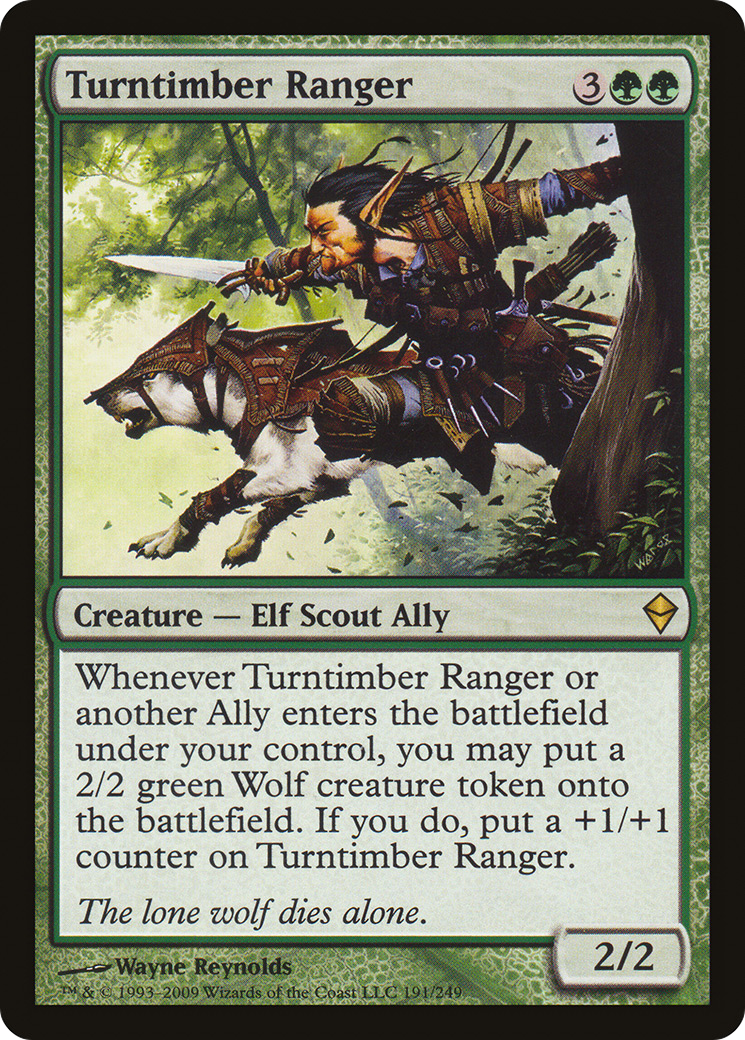 Image of Turntimber Ranger (ZEN-191) - Zendikar