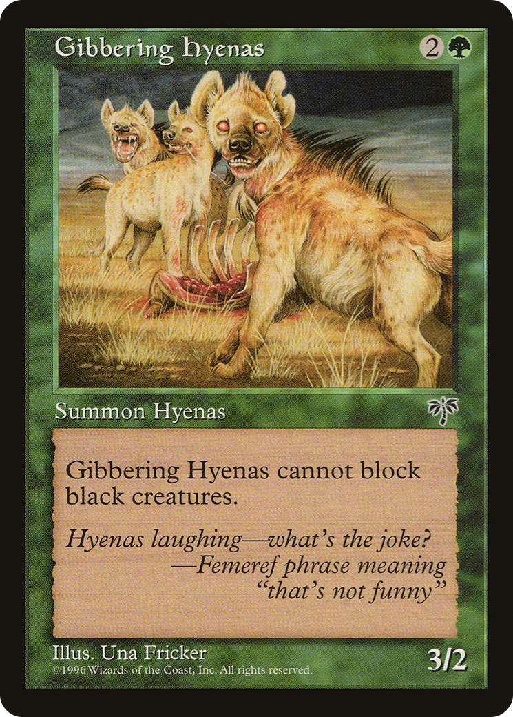 Image of Gibbering Hyenas (MIR-) - Mirage