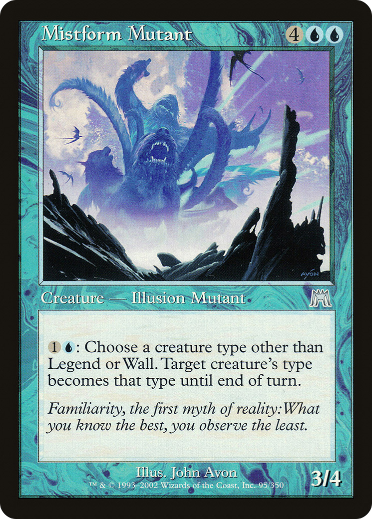 Image of Mistform Mutant (ONS-095) - Onslaught Foil