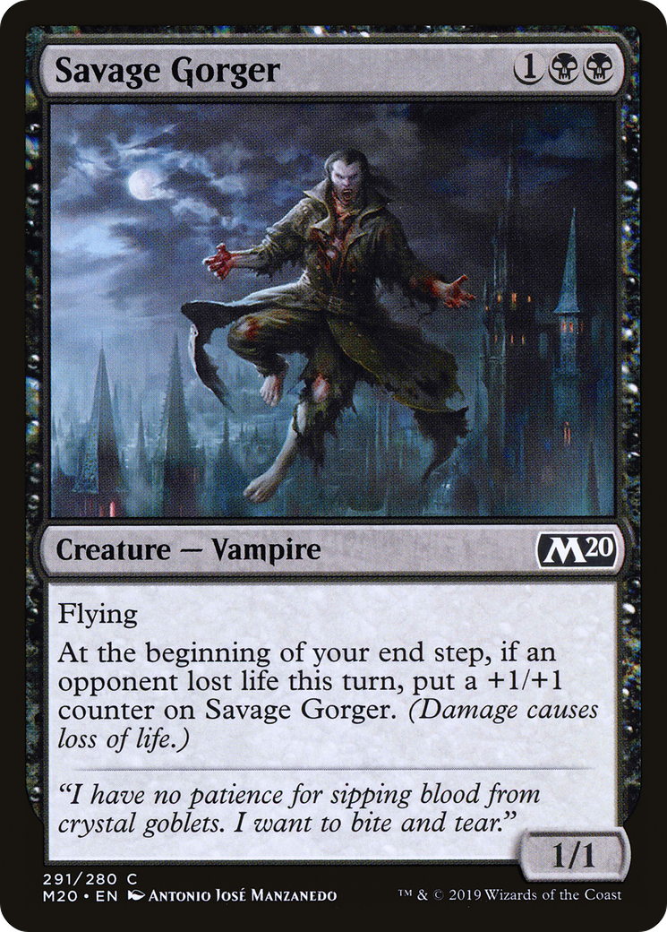 Image of Savage Gorger (M20-291) - Core Set 2020