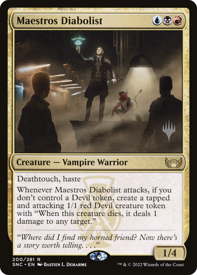 Image of Maestros Diabolist (PPSNC-200) - Streets of New Capenna Promos