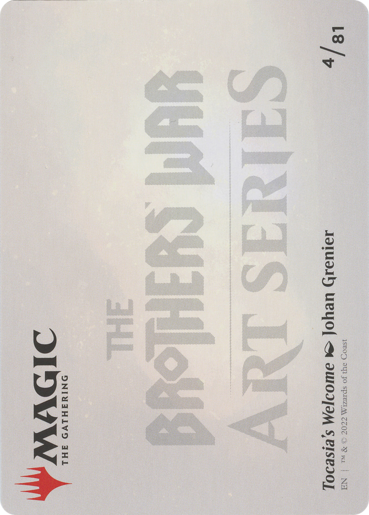 Image of Tocasia's Welcome // Tocasia's Welcome (ABRO-004) - The Brothers' War Art Series (Borderless)