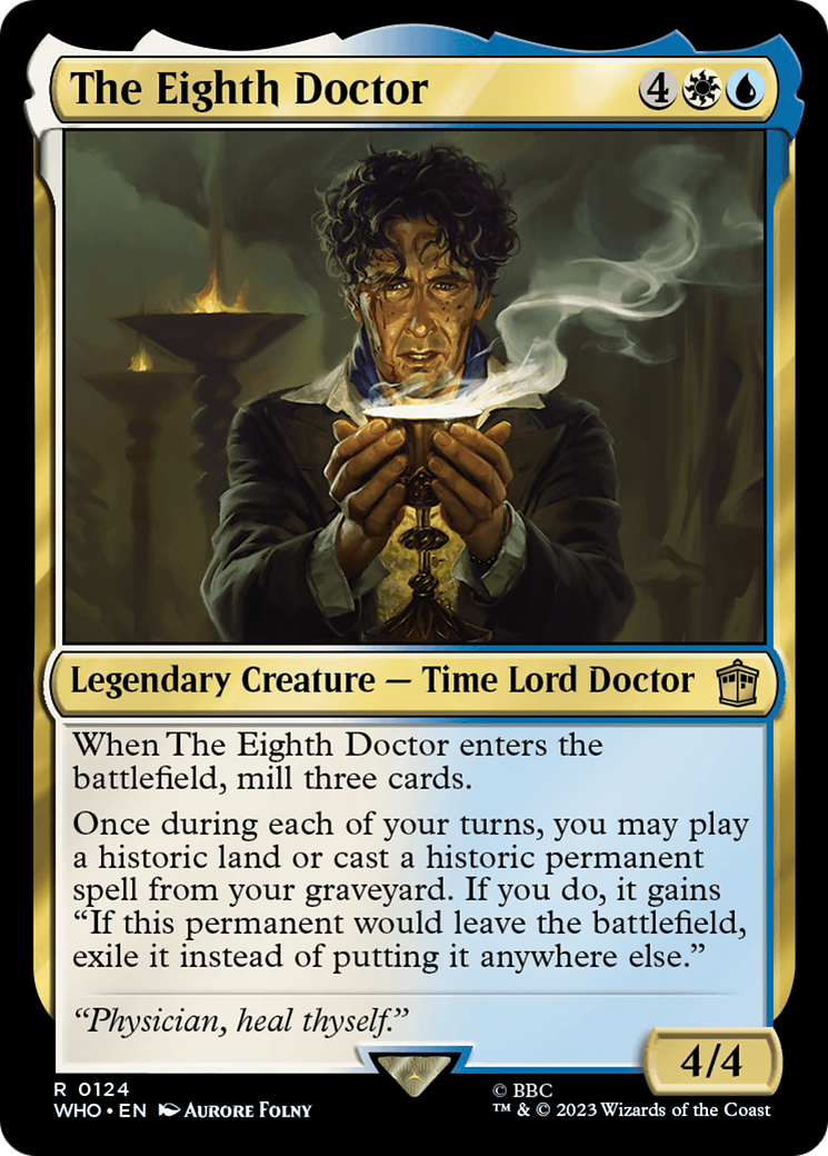 Image of The Eighth Doctor (WHO-124) - Doctor Who Foil