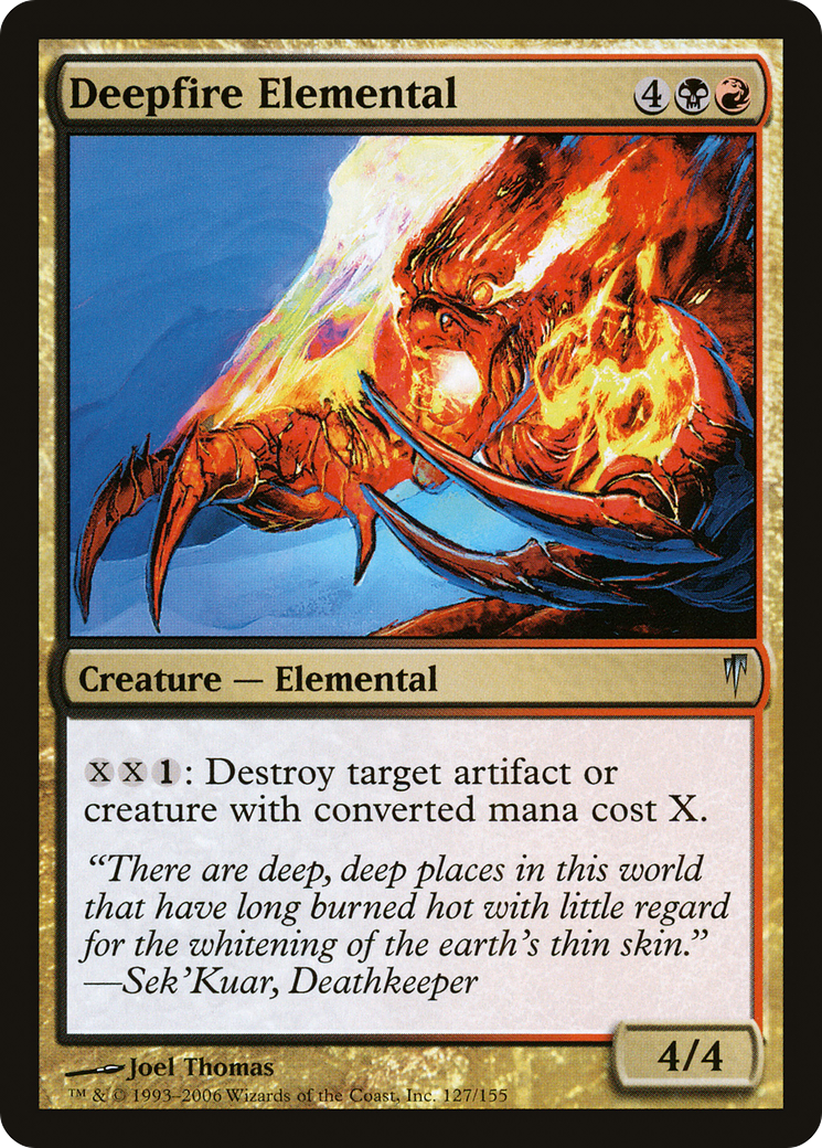 Image of Deepfire Elemental (CSP-127) - Coldsnap