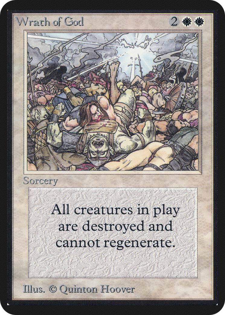 Image of Wrath of God (LEA-) - Limited Edition Alpha