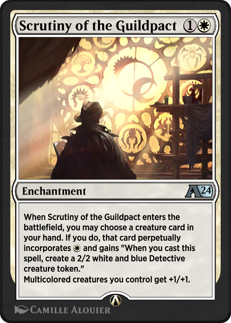 Image of Scrutiny of the Guildpact (YMKM-001) - Alchemy: Murders at Karlov Manor