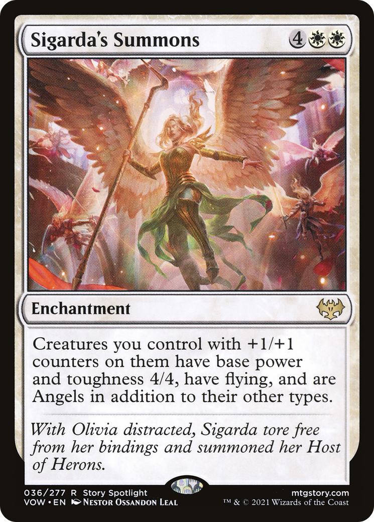 Image of Sigarda's Summons (VOW-036) - Innistrad: Crimson Vow