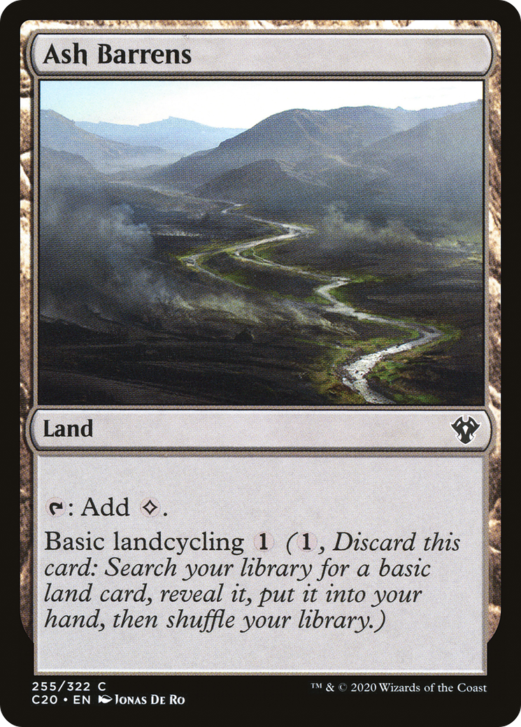 Image of Ash Barrens (C20-255) - Commander 2020