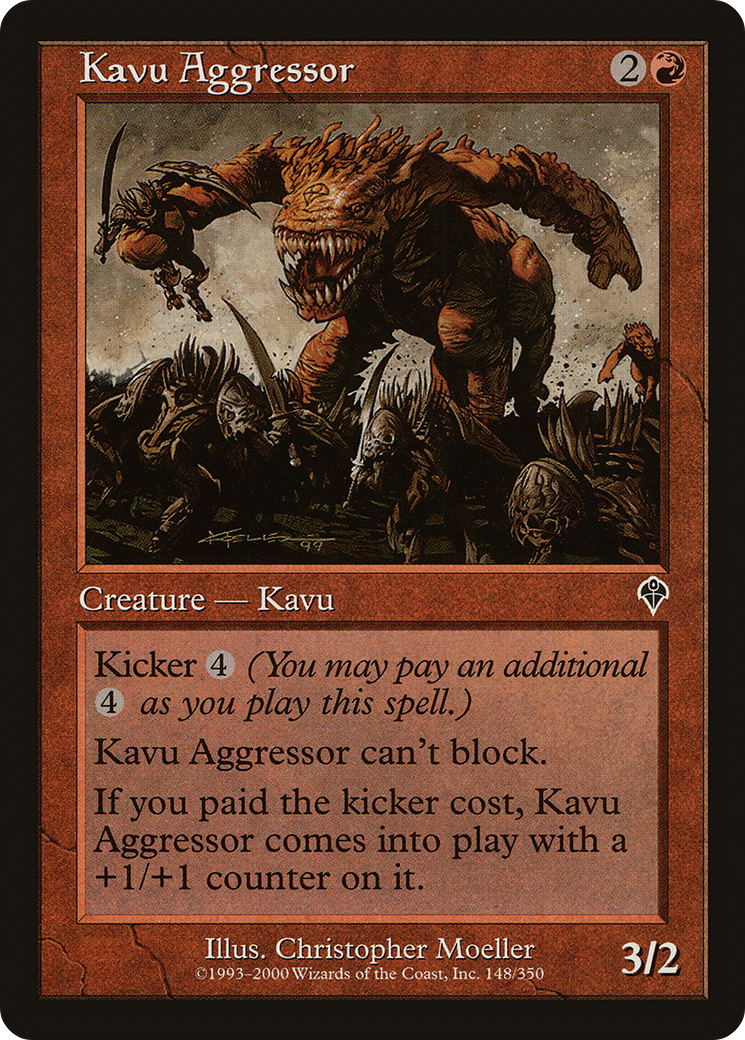 Image of Kavu Aggressor (INV-148) - Invasion Foil