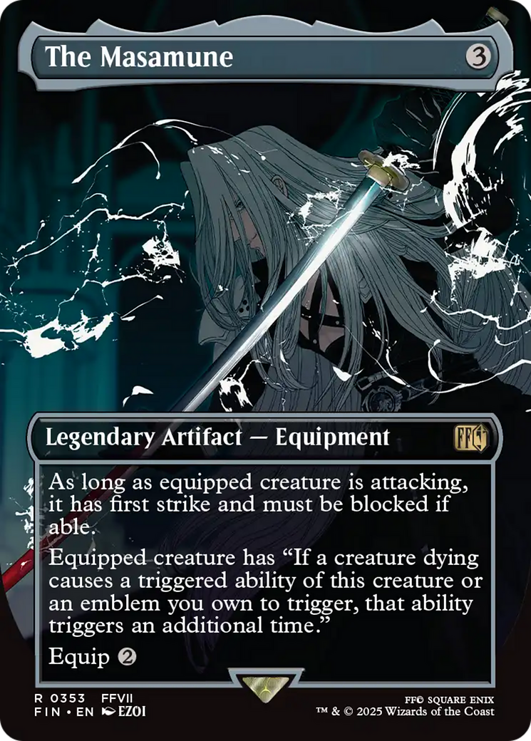 Image of The Masamune (Borderless) (FIN-353) - FINAL FANTASY (Borderless) Foil