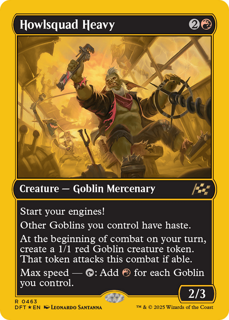Image of Howlsquad Heavy (First-Place Foil) (DFT-463) - Aetherdrift Foil