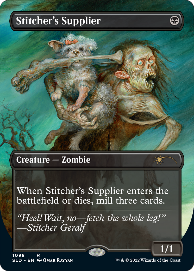 Image of Stitcher's Supplier (Borderless) (SLD-1098) - Secret Lair Drop (Borderless) Foil