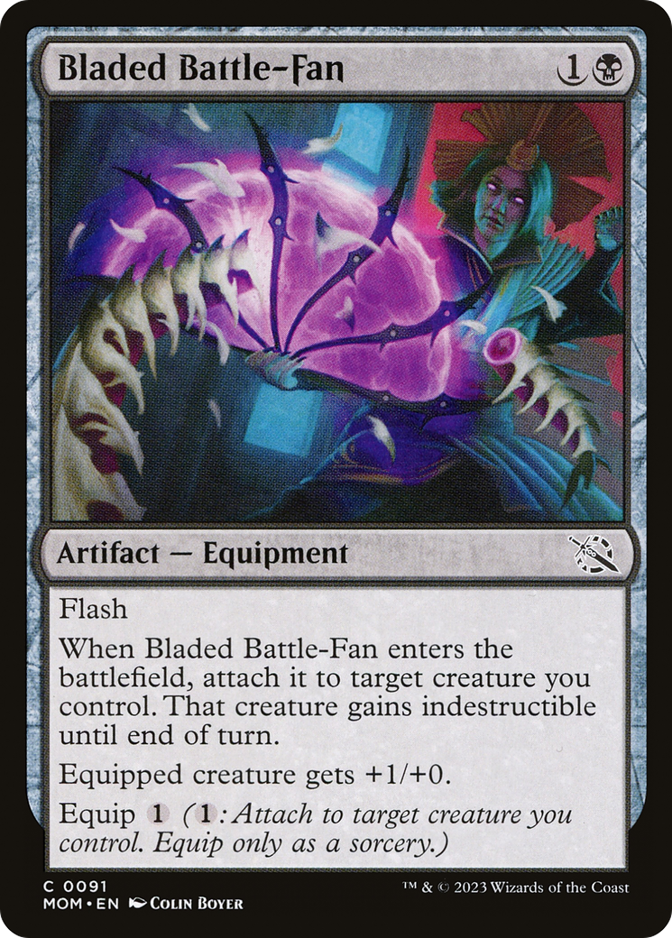 Image of Bladed Battle-Fan (MOM-091) - March of the Machine Foil
