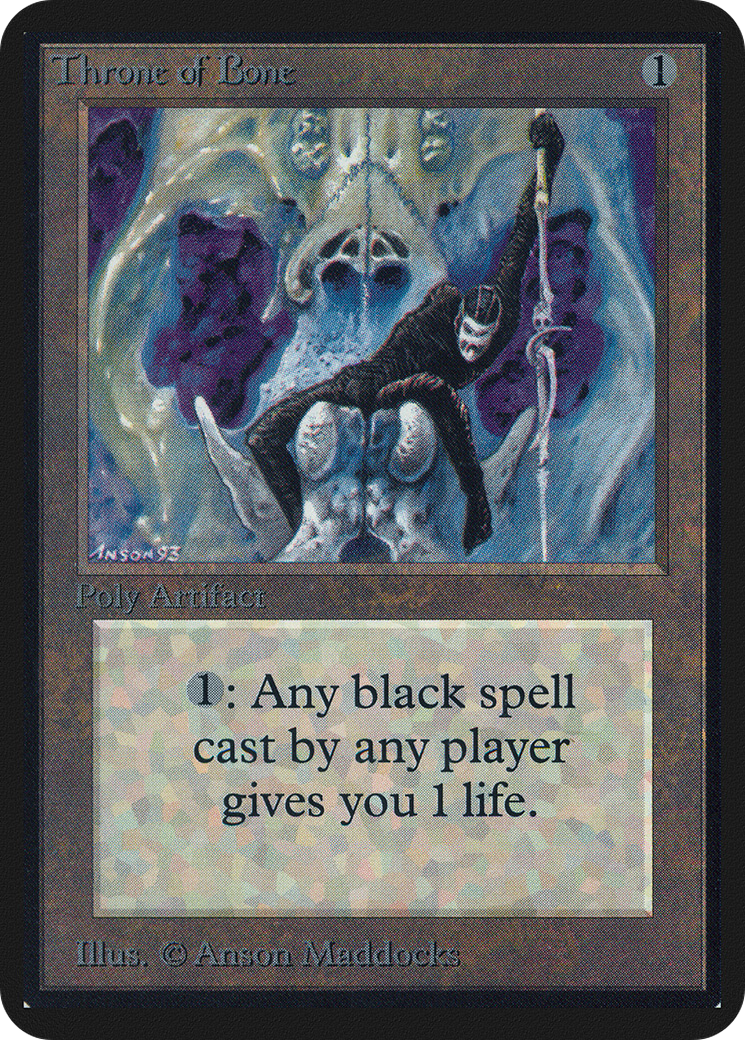 Image of Throne of Bone (LEA-) - Limited Edition Alpha