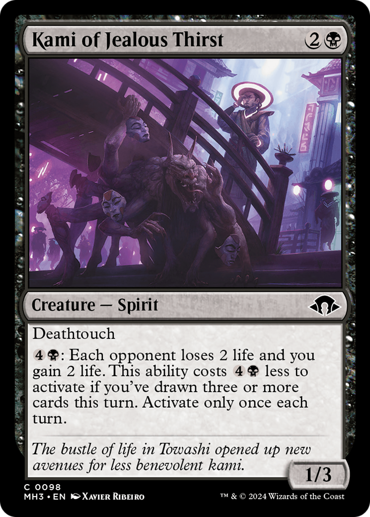 Image of Kami of Jealous Thirst (MH3-098) - Modern Horizons 3
