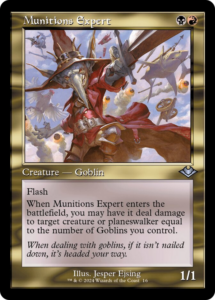 Image of Munitions Expert (Retro Frame) (MH1-016) - Modern Horizons 1 Timeshifts