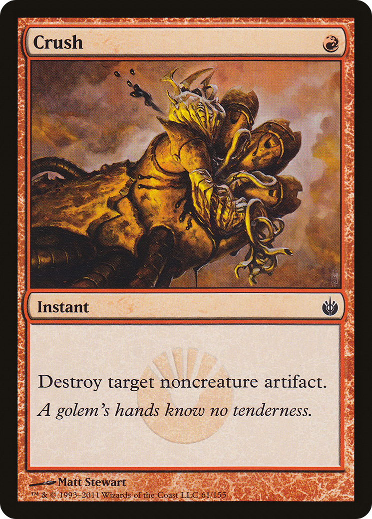 Image of Crush (MBS-061) - Mirrodin Besieged Foil
