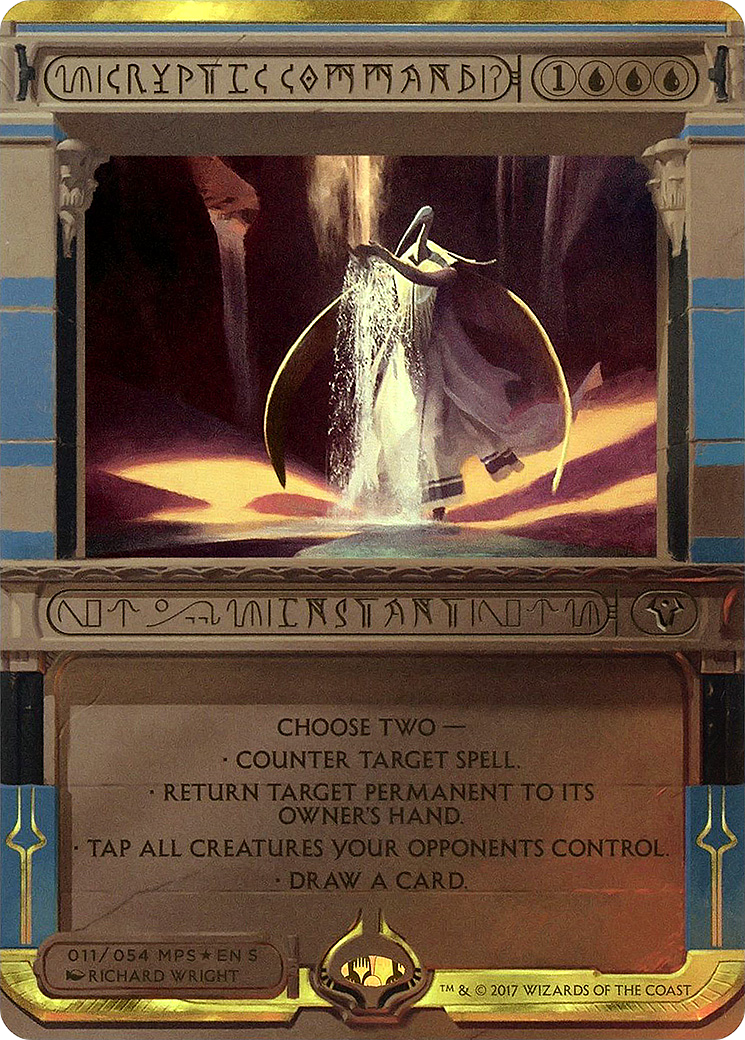 Image of Cryptic Command (MPS2-011) - Amonkhet Invocations (Borderless) Foil
