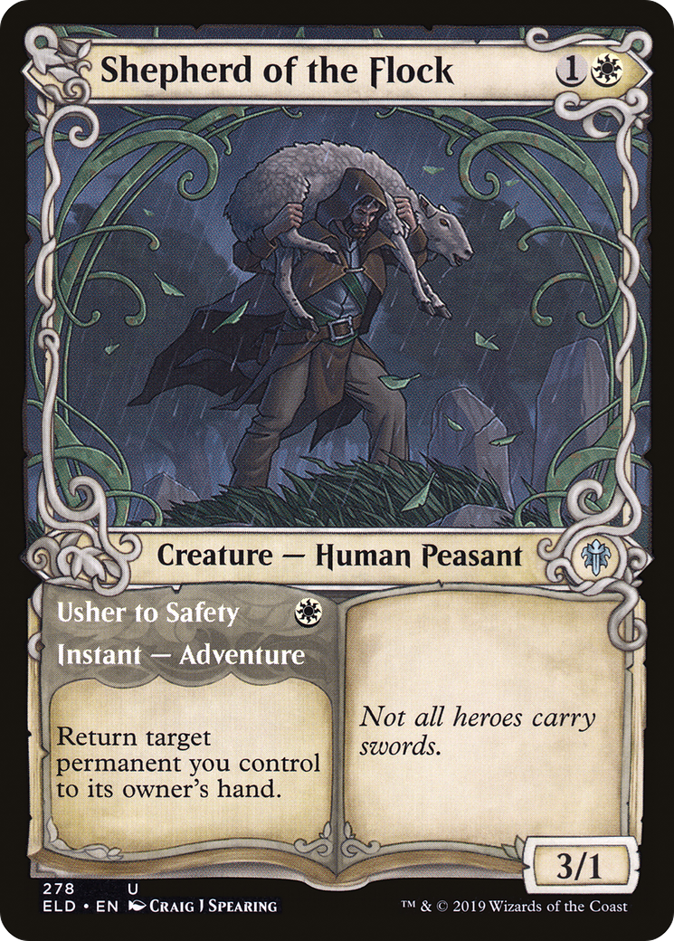 Image of Shepherd of the Flock (Showcase) (ELD-278) - Throne of Eldraine: (Showcase)