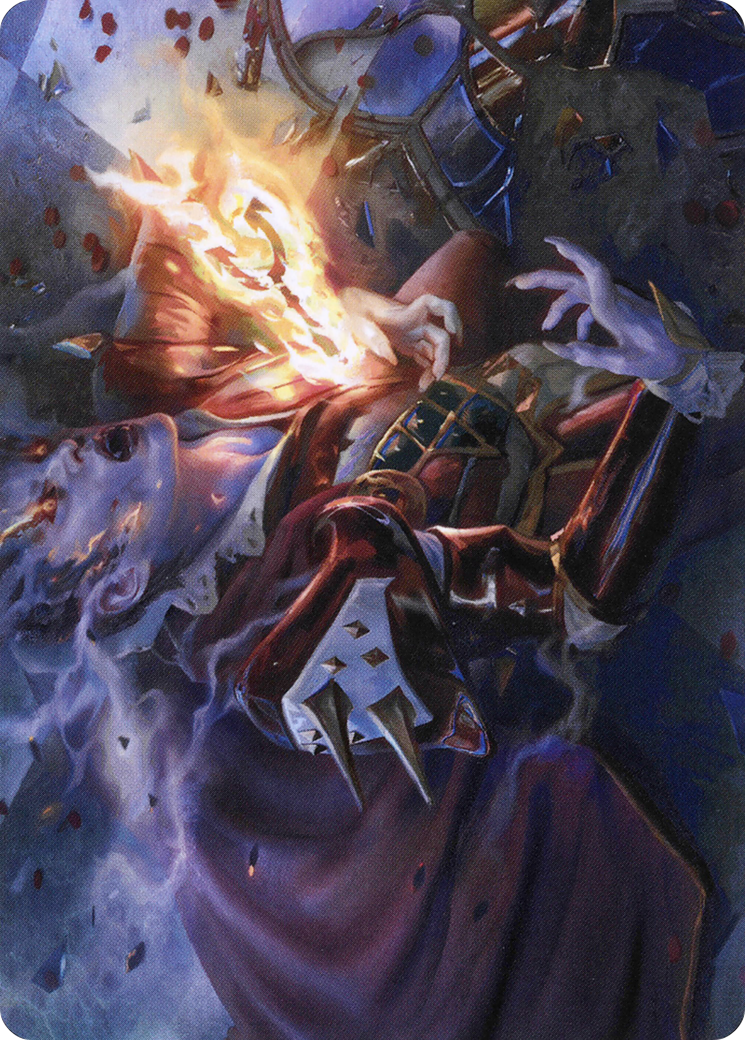 Image of Flame-Blessed Bolt // Flame-Blessed Bolt (AVOW-044) - Crimson Vow Art Series (Borderless)